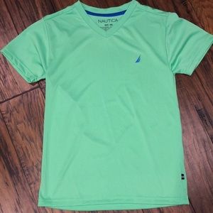 Boys Lime Green Nautica Tee